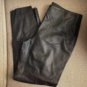 Zara Basics leather like pants